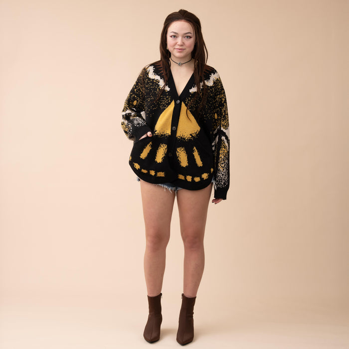Death's Head Moth Cardigan