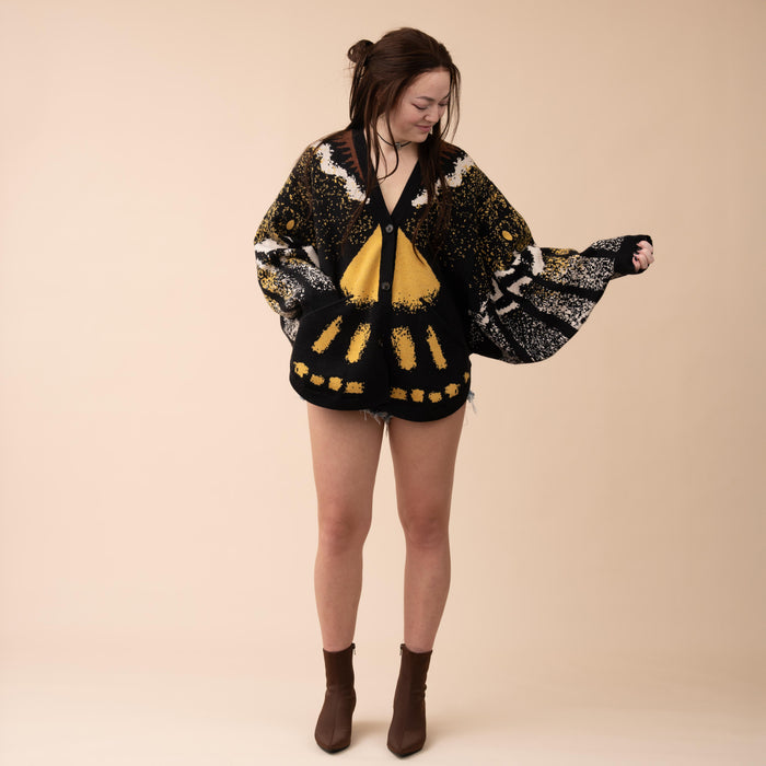 Death's Head Moth Cardigan