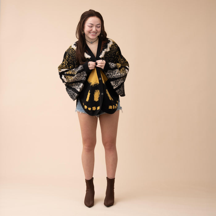 Death's Head Moth Cardigan