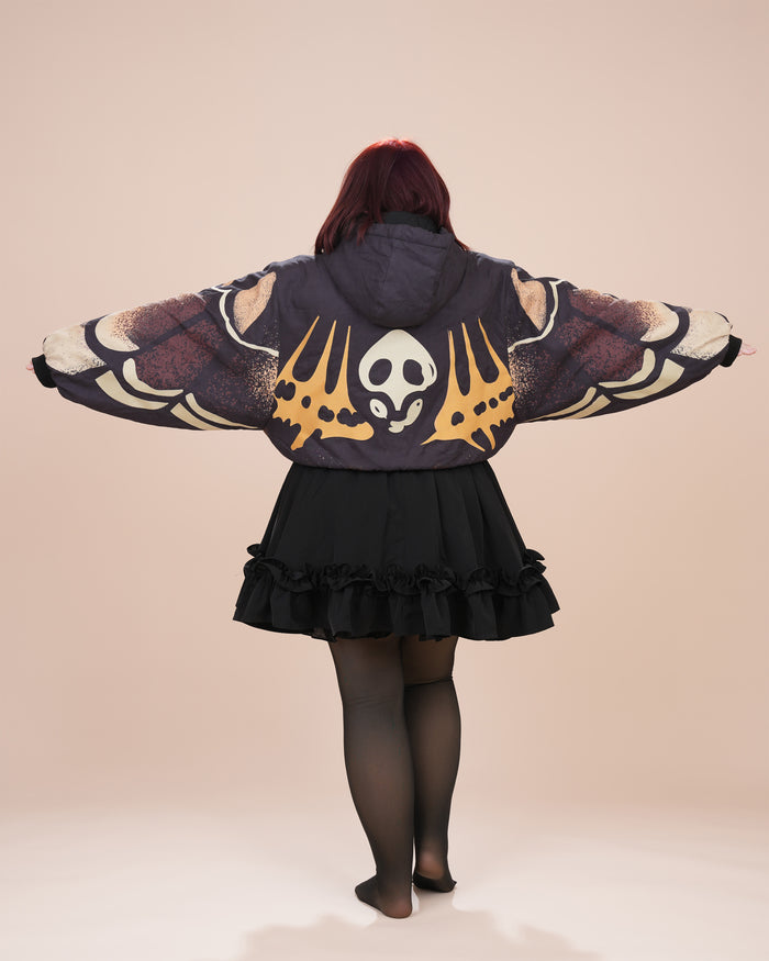 Death's Head  Moth Cropped Jacket