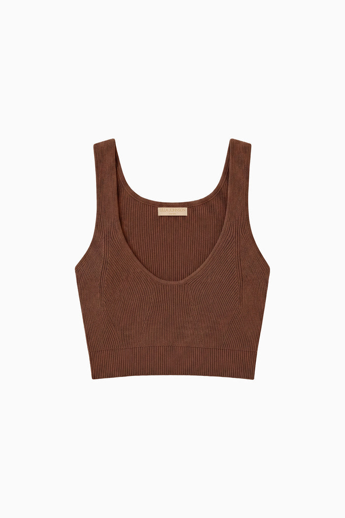 Delia Knit Bra - Clove