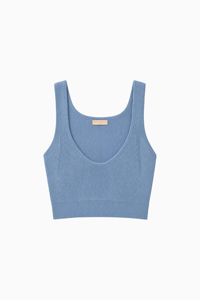 Delia Knit Bra - Heron