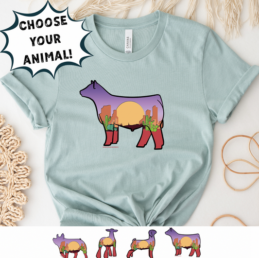 DESERT ANIMALS - CHOOSE YOUR ANIMAL - Bella Canvas T-Shirt