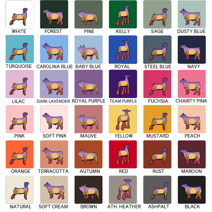 DESERT ANIMALS - CHOOSE YOUR ANIMAL - Bella Canvas T-Shirt