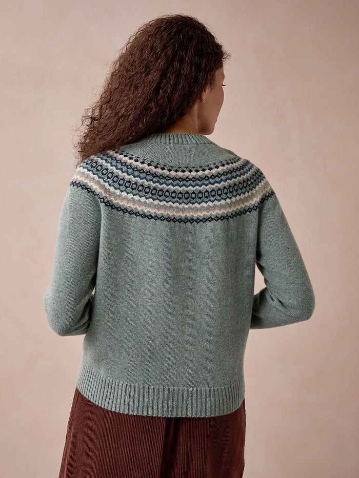 Ditsy Fair Isle Yoke Jumper