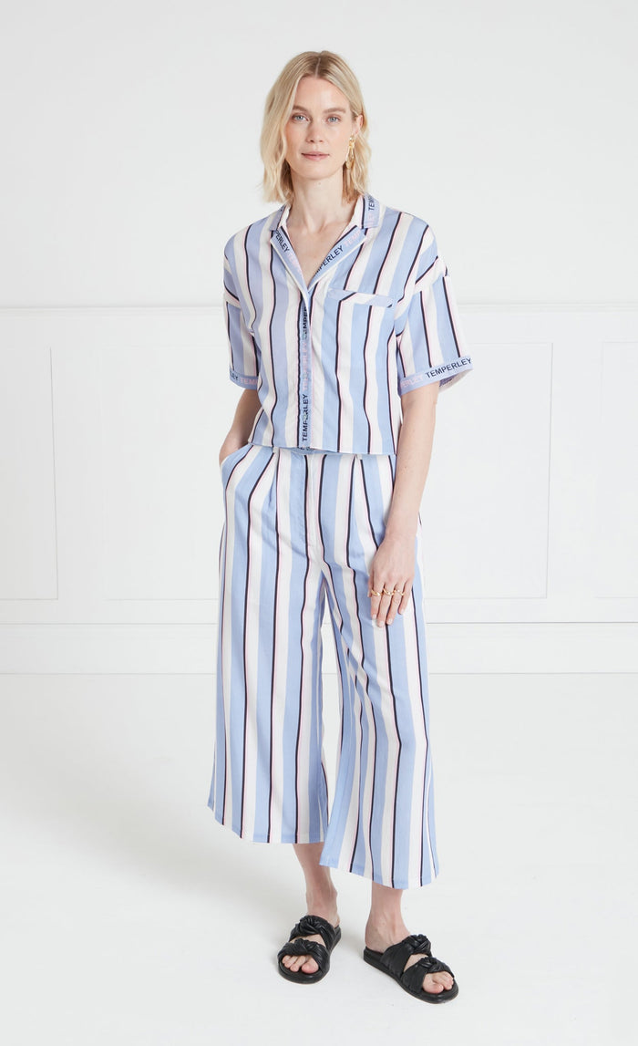 Dominique Trousers - Blue Mix