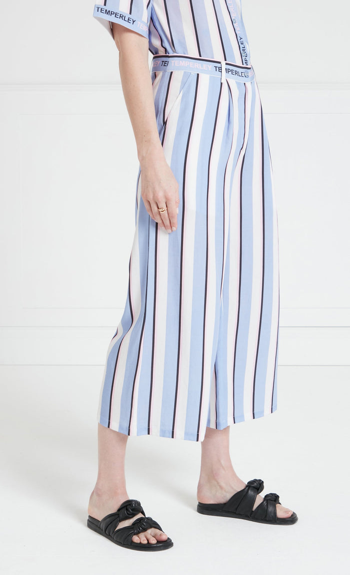 Dominique Trousers - Blue Mix