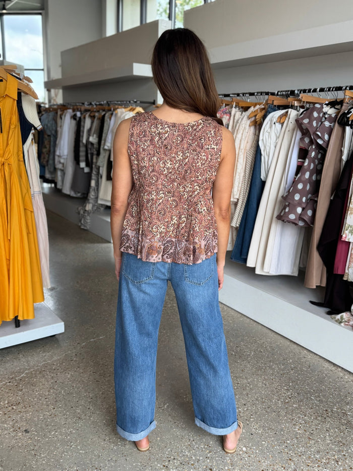 DONNY ROLLED HEM BOYFRIEND - Amor Lafayette