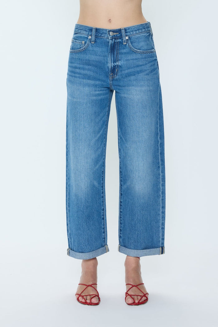 DONNY ROLLED HEM BOYFRIEND - Amor Lafayette