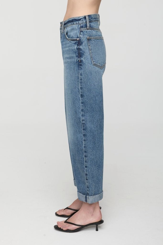 DONNY ROLLED HEM BOYFRIEND - Amor Lafayette