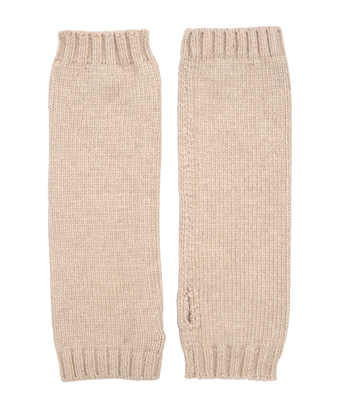 Drapey Armwarmers in color cream