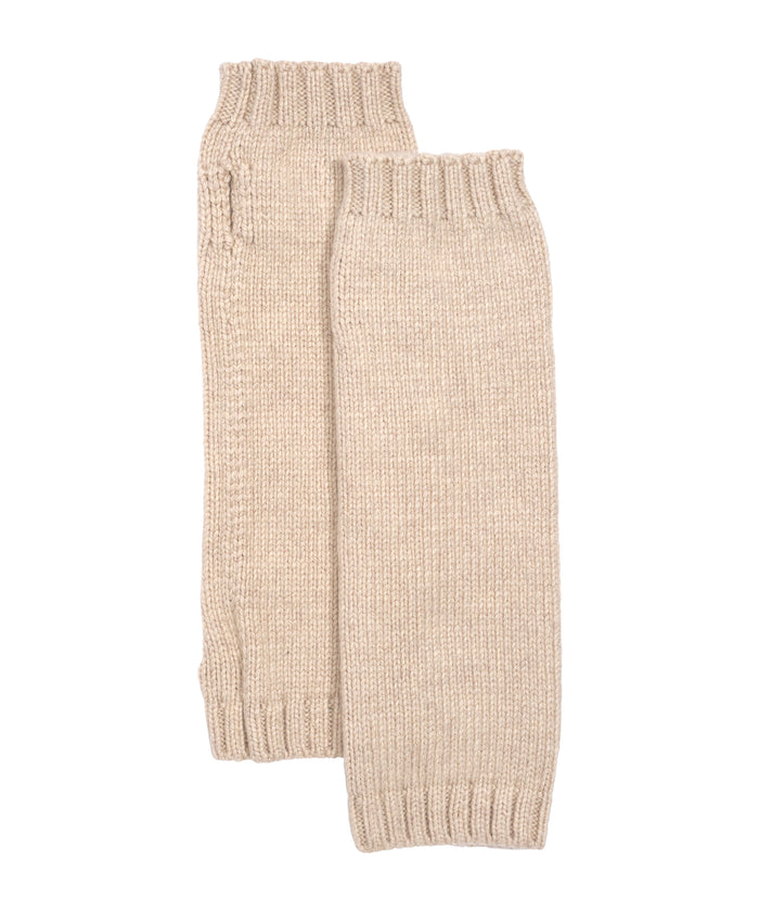Drapey Armwarmers in color cream