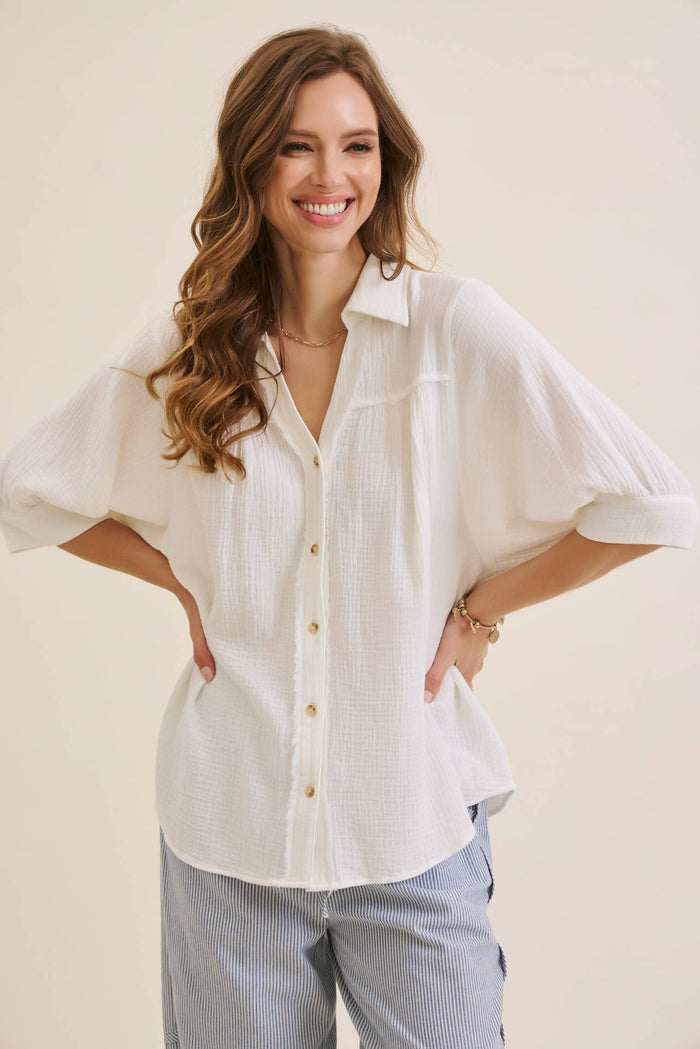 Driftwood Cotton Gauze Shirt