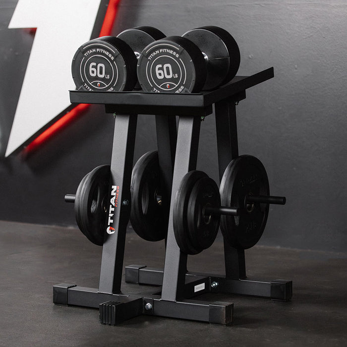 Dumbbell Stand and Plate Tree