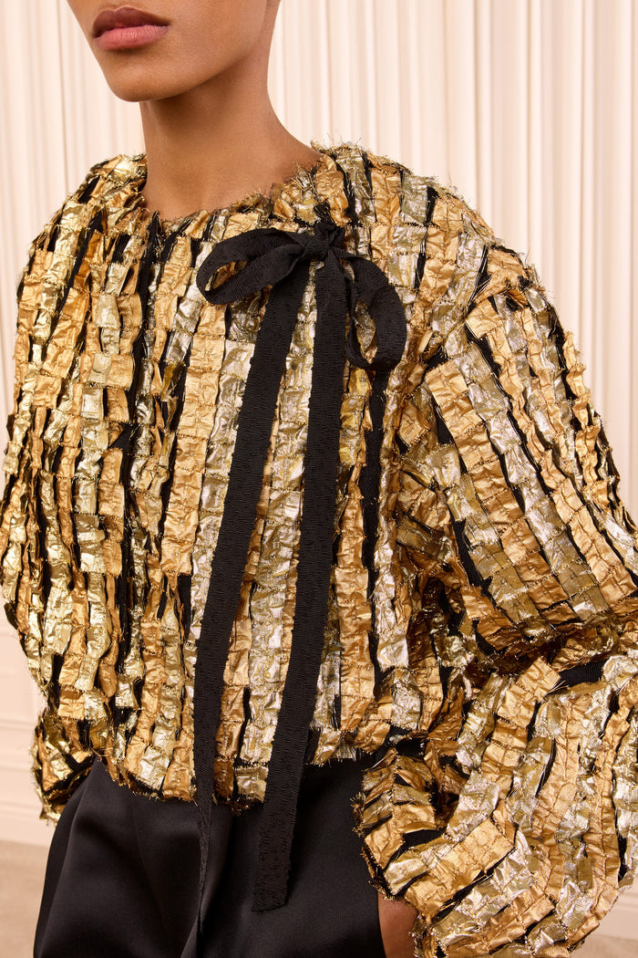Eden Lurex Jacket - Gold
