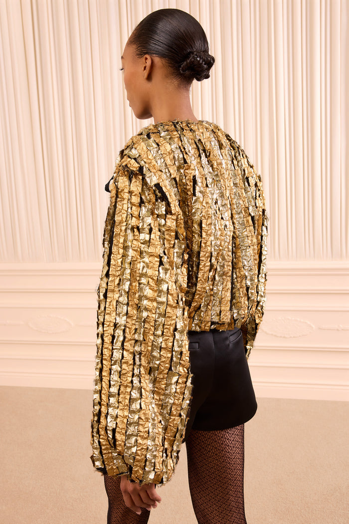 Eden Lurex Jacket - Gold