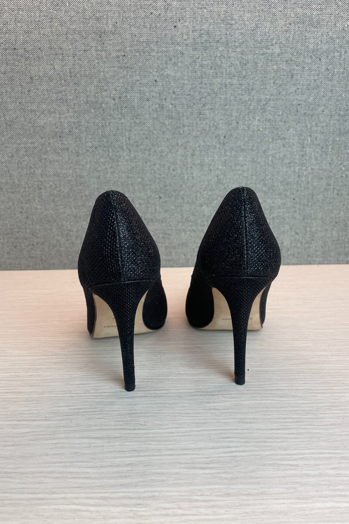 Edward Miller Black Glitter Stilettos image 3