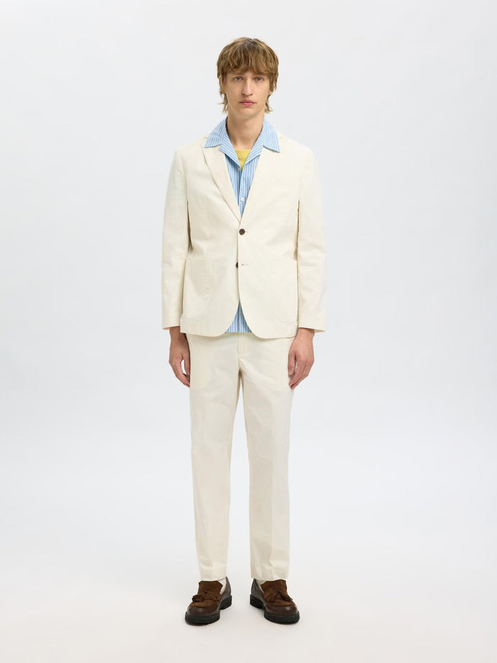 Egret Regular Fit Tailored trousers