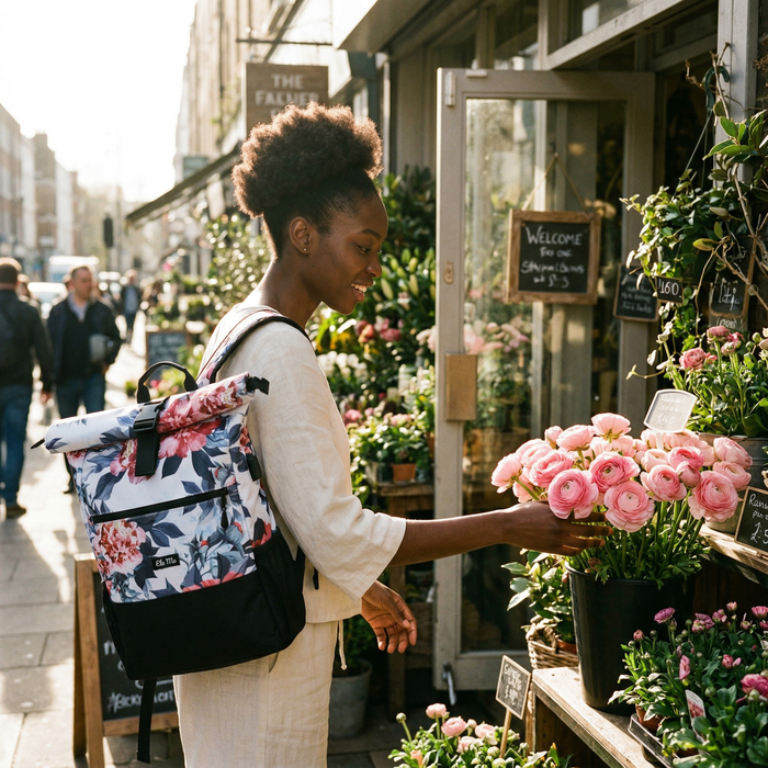 Bloom! Ela Mo™ Rolltop Rucksack | Bloom!