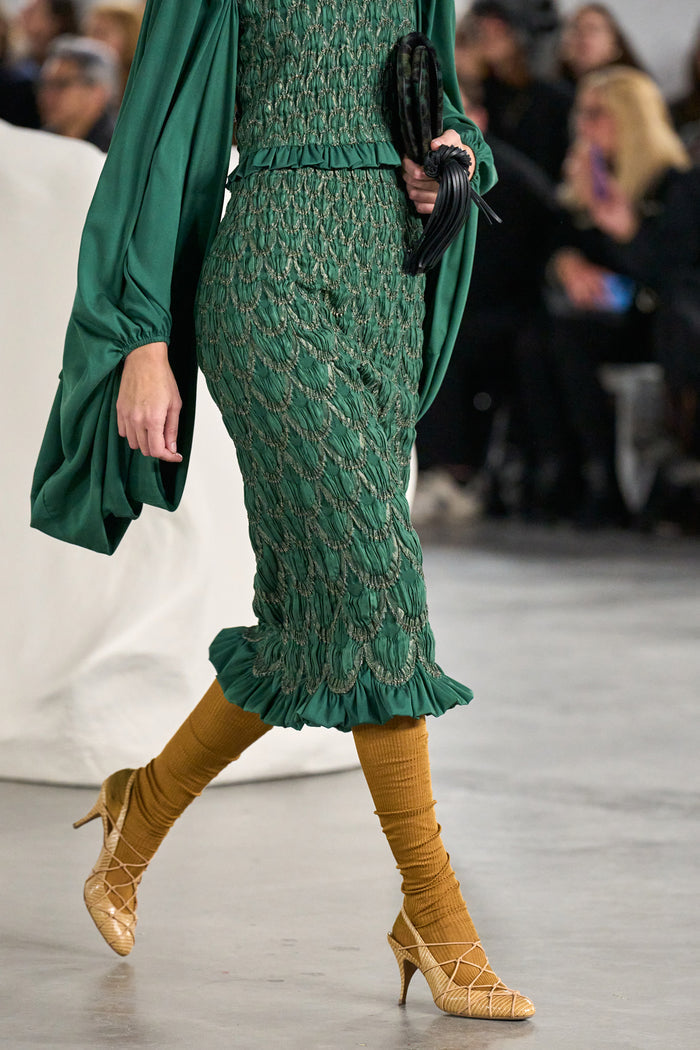 Eleanora Silk Skirt - Tourmaline