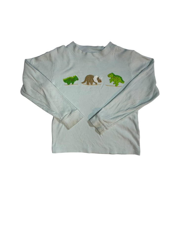 Squiggles by Charlie Blue Long-Sleeve Dinosaur Shirt size Est. 2T gently used