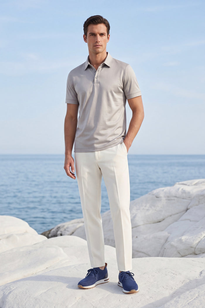 Eterna Polo Grey