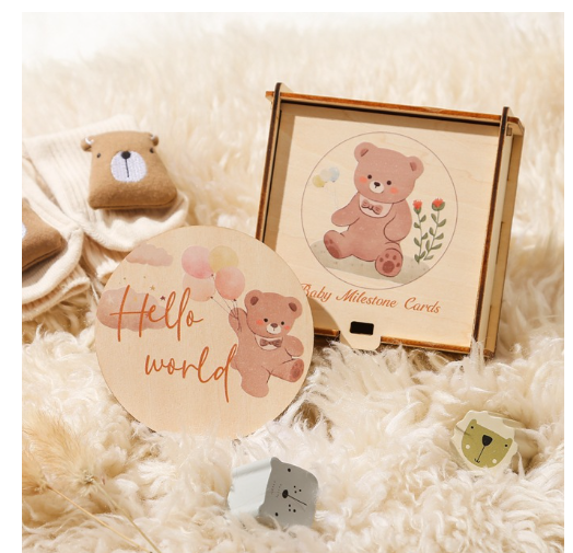 Eucalyptus Leaf Baby Milestone Cards Set (One Set)