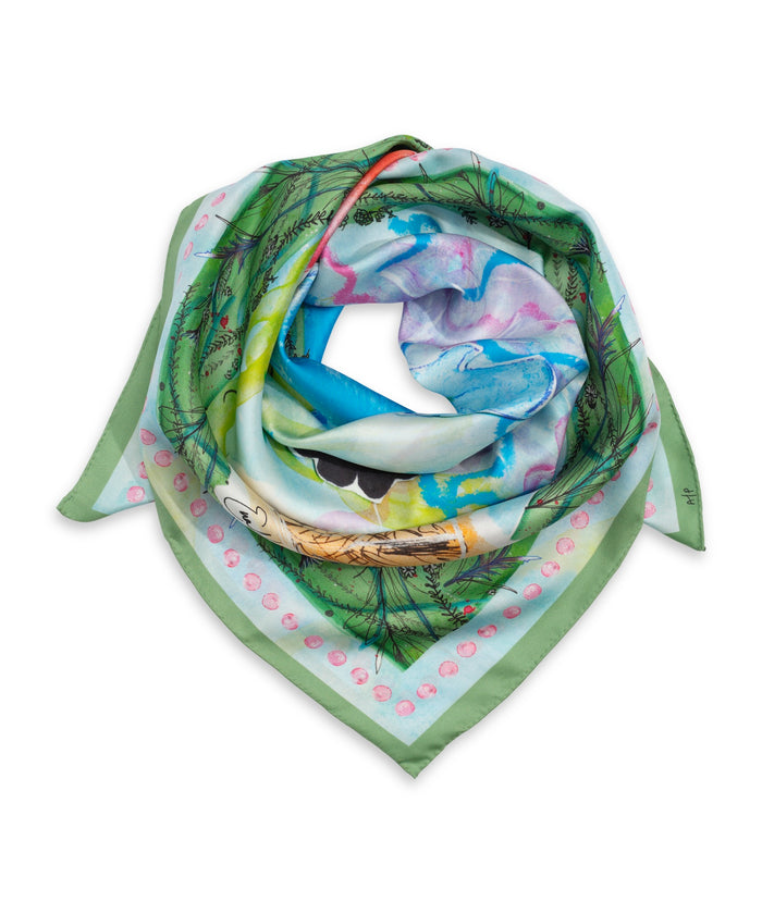 scarf designed by Eva Noblezada