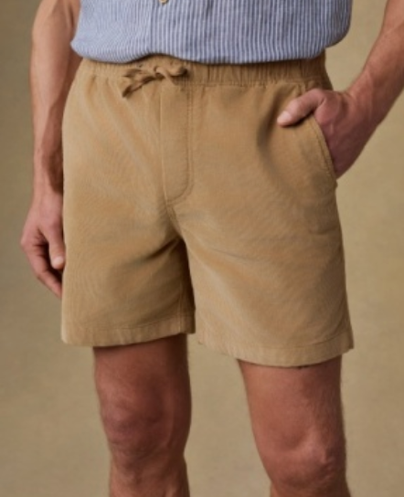 Faherty Essential Corduroy Short