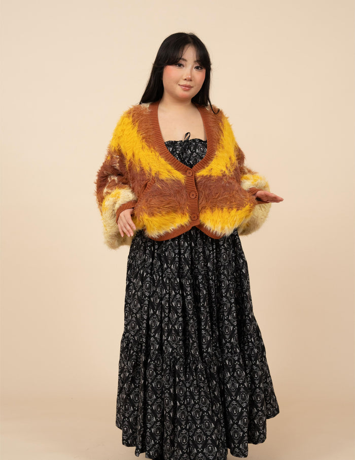 Flannel Moth Cropped Cardigan