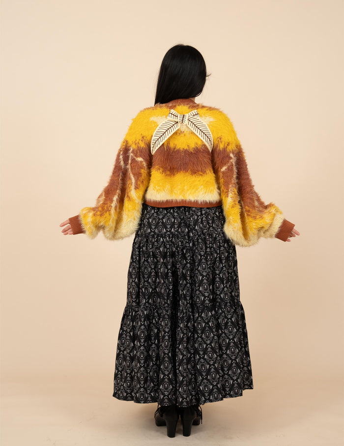 Flannel Moth Cropped Cardigan