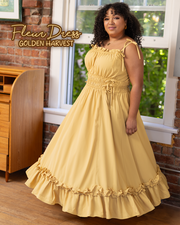 Fleur Dress in Golden Harvest