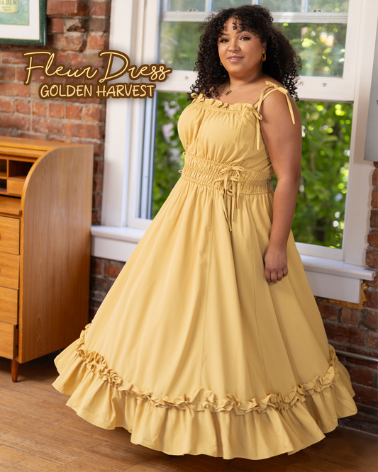 Fleur Dress in Golden Harvest