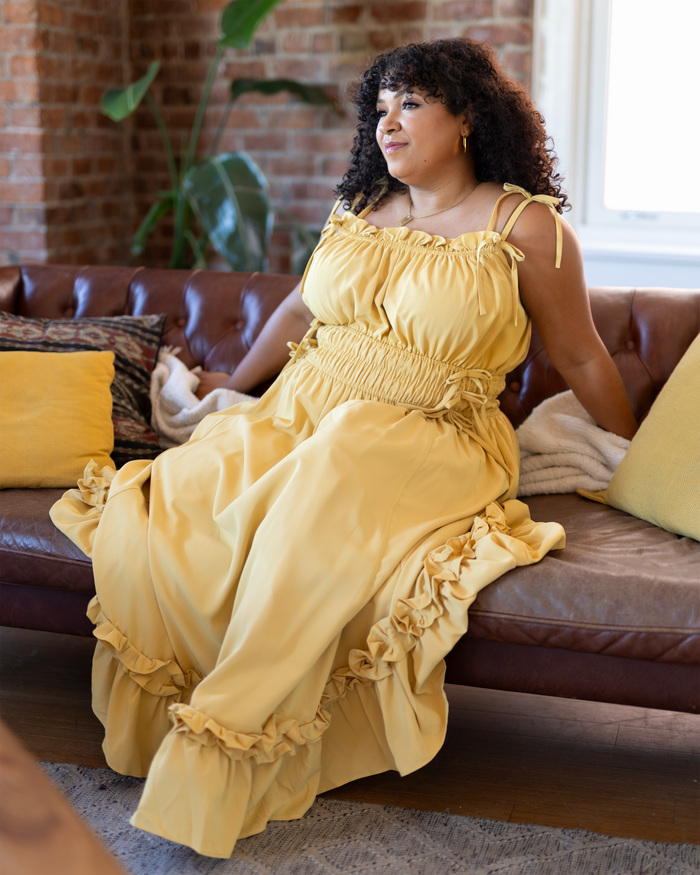 Fleur Dress in Golden Harvest