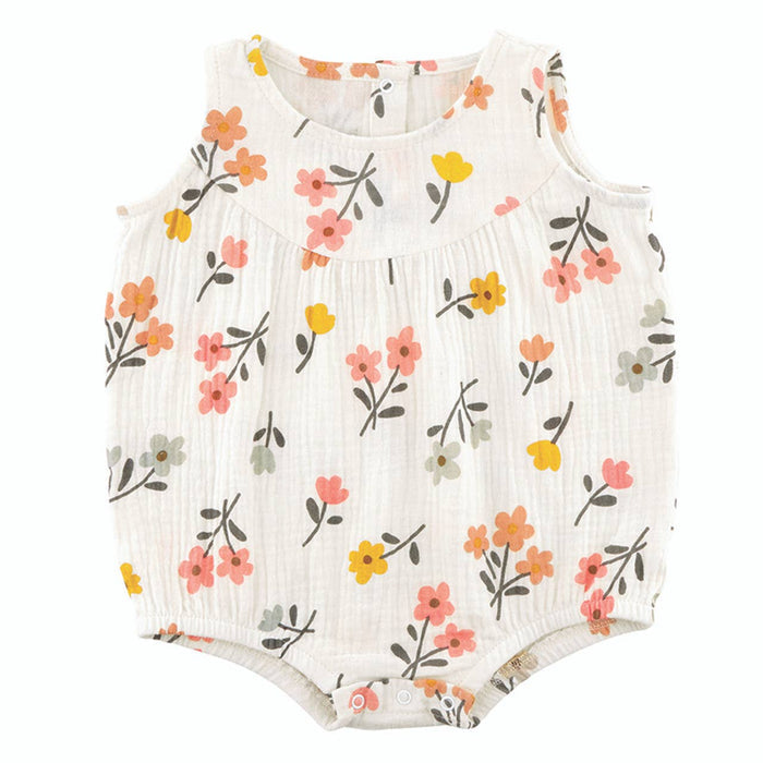 Floral Baby Bubble Romper