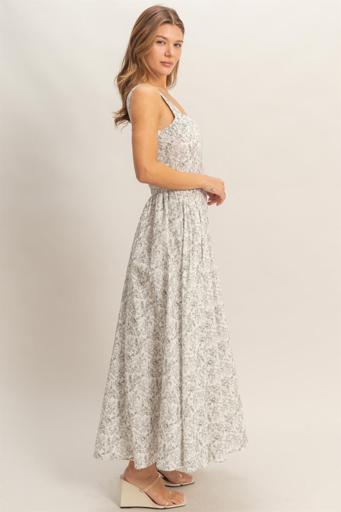 Floral Empire Waist Dress
