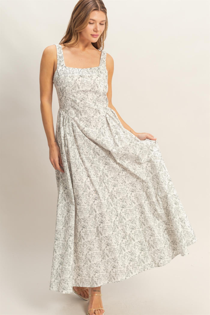 Floral Empire Waist Dress