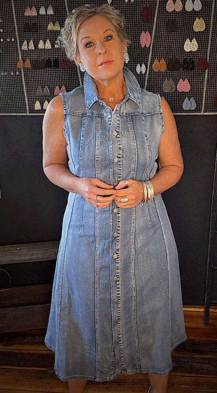 FOIL Jean-eration Dress