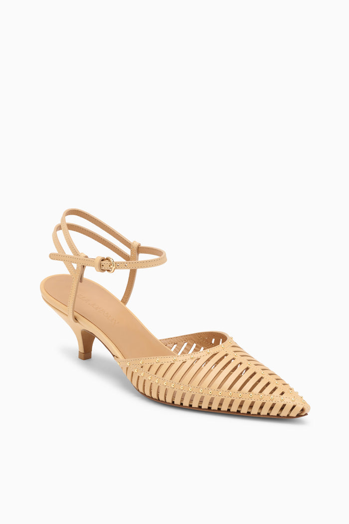Francine Cage Kitten Heel - Miele