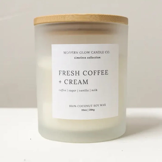 Fresh Cream + Coffee Candle