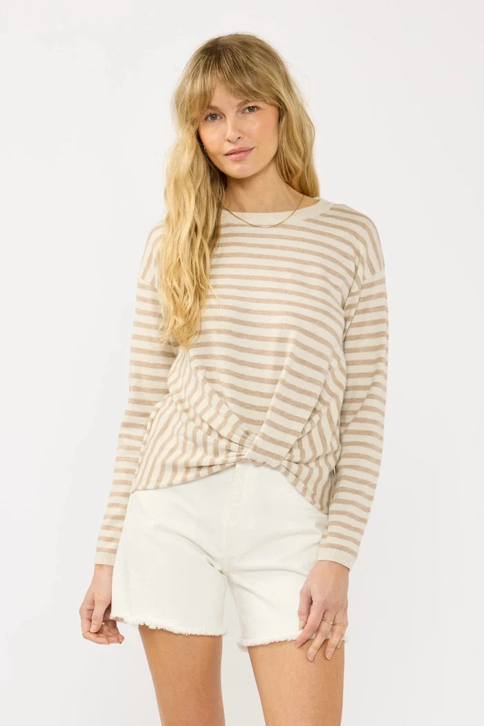 Front Knot Pullover Top
