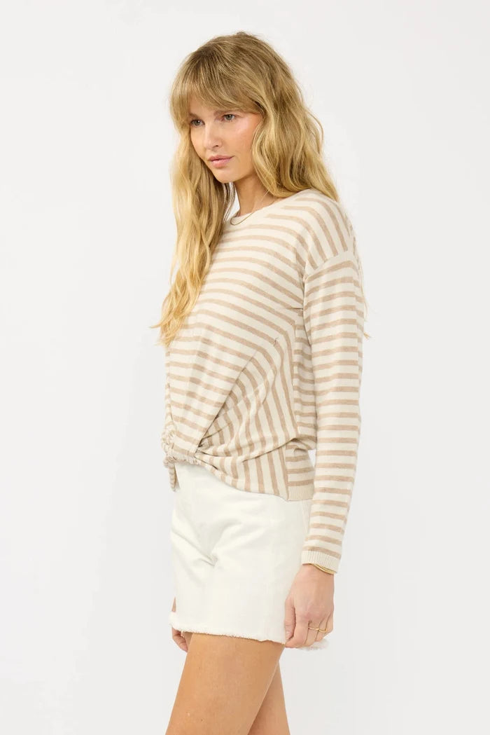 Front Knot Pullover Top