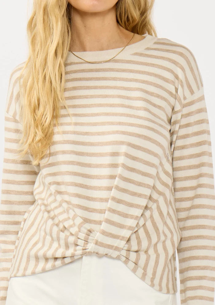 Front Knot Pullover Top