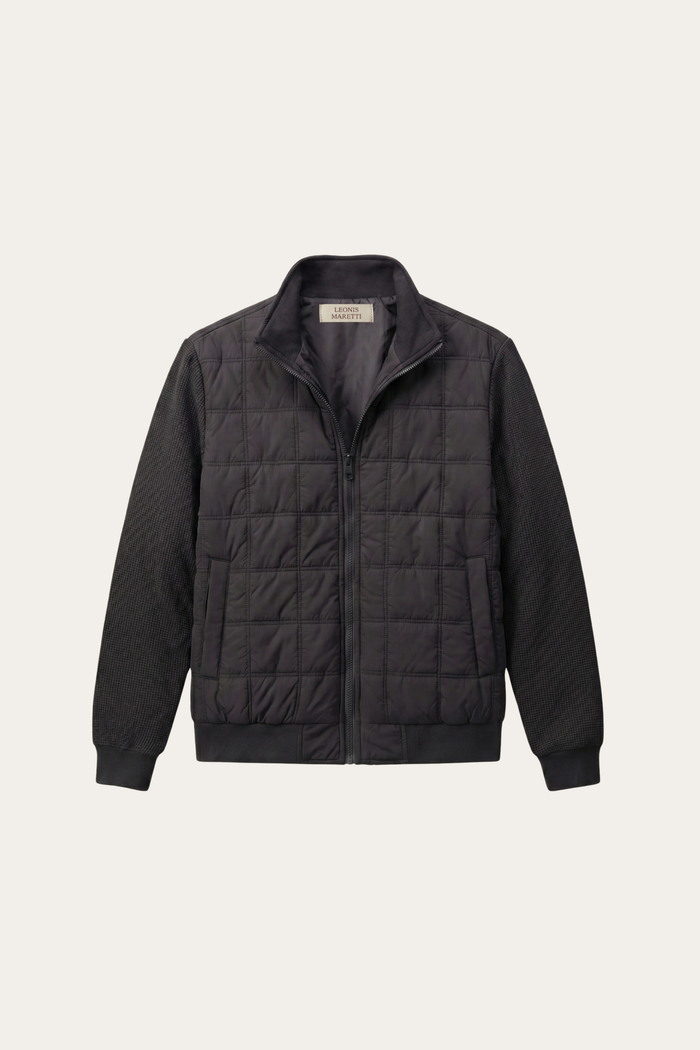 Frosinone Quilted Hybrid Jacket Black