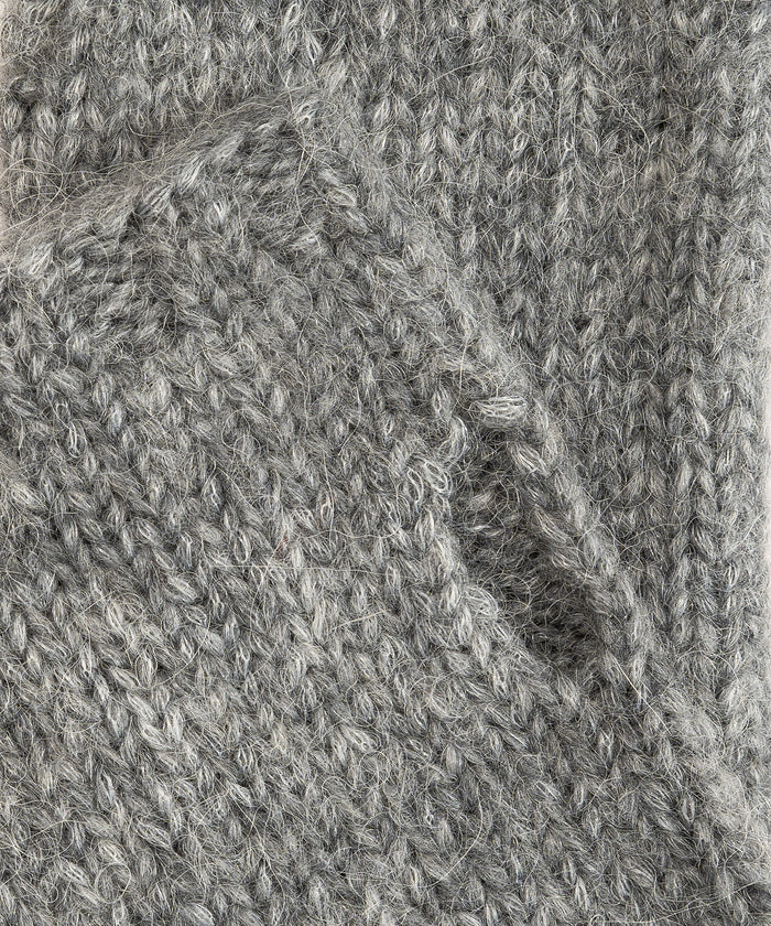 Fuzzy Hand Warmer in color silver/grey