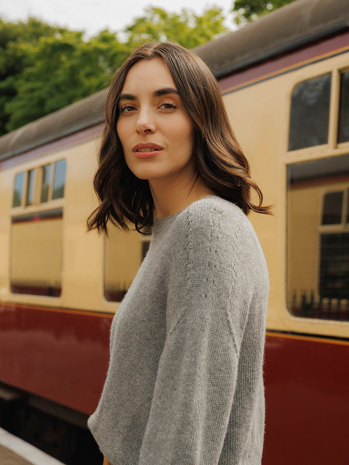 Gansey Detail Crew Neck Jumper
