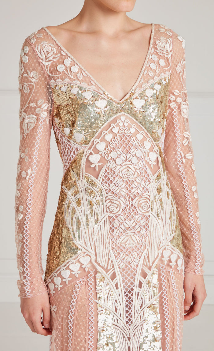 Gigi Dress - Rose Gold