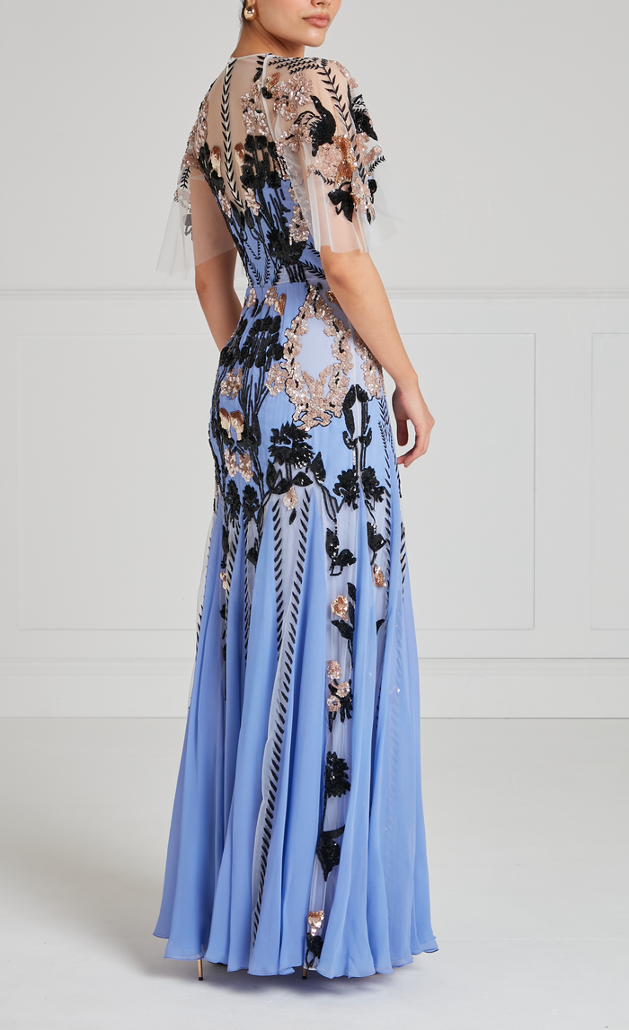 Gilded Gown - Lavender Blue