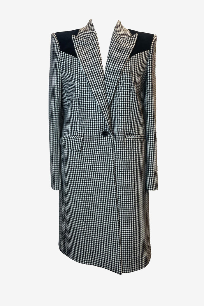 Givenchy Houndstooth Structured Coat