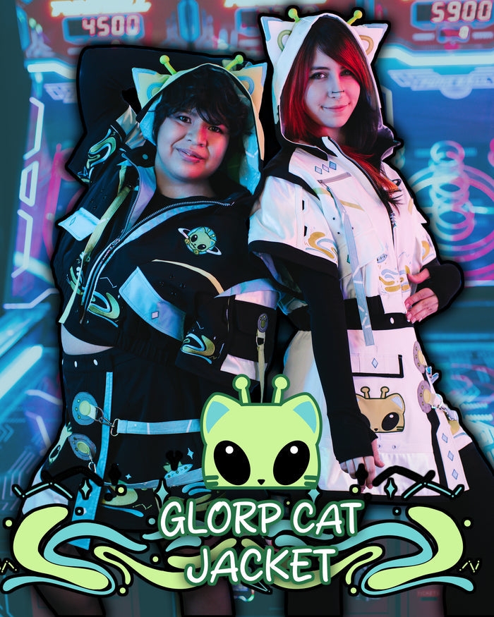 Glorp Cat Cropped Jacket (Pre-Order CLOSED) (ESD October 15th - 30th, 2026)